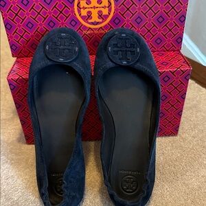 Tory Burch Dark Blue Women's Flats